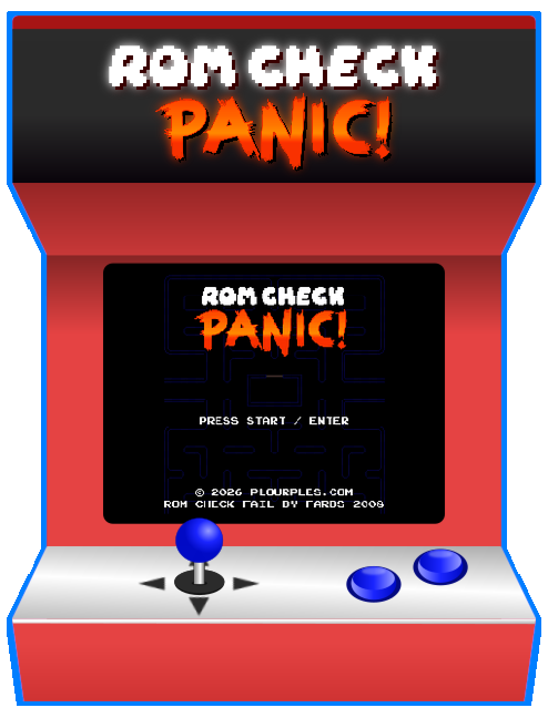 ROM Check Panic! cabinet